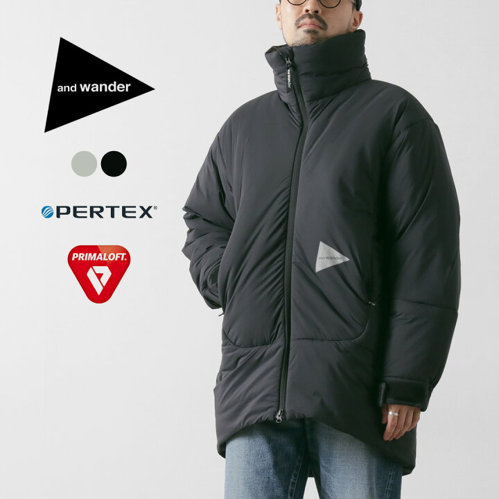 楽天市場】AND WANDER（アンドワンダー） トップ フリース コート  