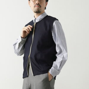 y10OFFN[|ΏہzRE MADE IN TOKYO JAPANiA[C[ChCgELEWpj E[JV~A J[ N[xXg / Y gbvX { Wool Cashmere Kersey Crew Vest