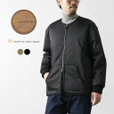 【10％OFFクーポン対象】RE MADE IN TOKYO JAPAN（アールイー） シンダウン ウィンター ブルゾン / メンズ ノーカラー インナーダウン 日本製 5021A-BL THIN DOWN WINTER BLOUSON