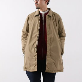 NANGA（ナンガ） 別注 HINOC ヒノック ダウンステンカラーコート 2025年モデル / メンズ アウター ビジネス フォーマル バルカラー ロング ミドル 日本製