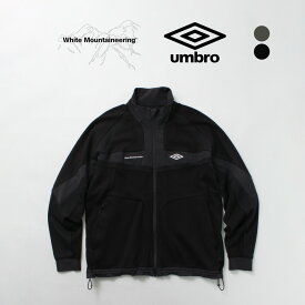 【30％OFF】WHITE MOUNTAINEERING（ホワイトマウンテニアリング） アンブロコラボ トラックジャケット / アンブロ コラボ 刺繍 メンズ WM×UMBRO TRACK JACKET【セール】