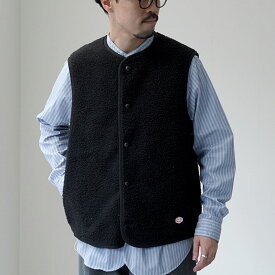 【10％OFFクーポン対象】VINCENT ET MIREILLE（ヴァンソン エ ミレイユ） ボアベスト ソリッド M / メンズ 保温 Boa Vest Solid