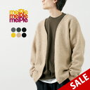 【50％OFF】MELPLE（メイプル） ウインター ボレロ / アウター カーディガン メンズ ウール アンゴラ 日本製 ゆったり WINTER BOLERO【セール】