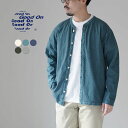 GOOD ON（グッドオン） カラー別注 クルーネック TEE カーディガン / メンズ 羽織 無地 綿100％ USAコットン 日本製 薄手 ピグメントダイ GOLT1703 CREW TEE CADIGAN
