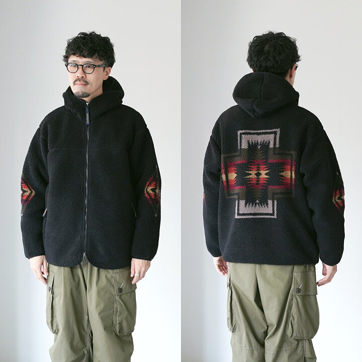 楽天市場】PENDLETON（ペンドルトン） ボア ジップフーディー 