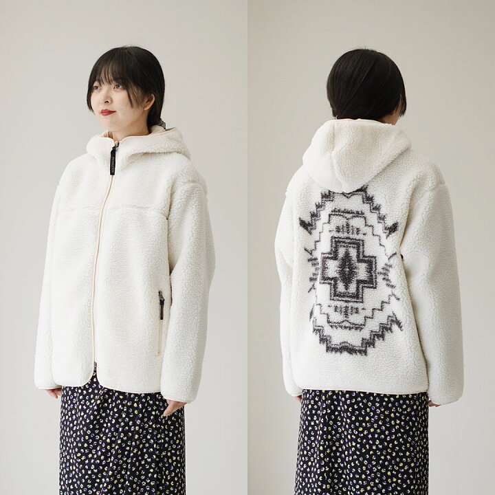 楽天市場】PENDLETON（ペンドルトン） ボア ジップフーディー 