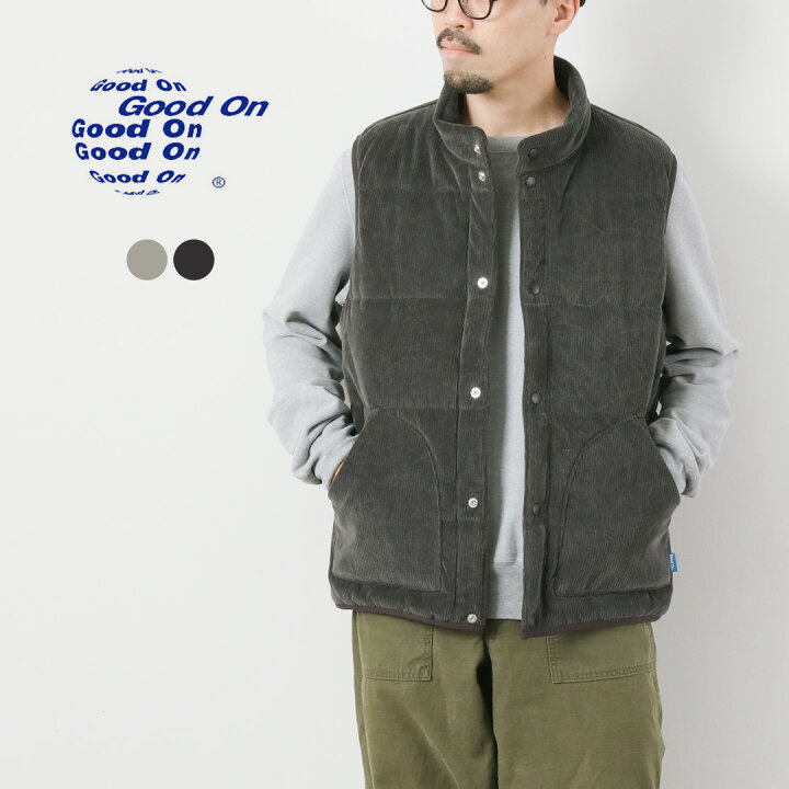 楽天市場】GOOD ON（グッドオン） ニットコーデュロイ ポカポカベスト 