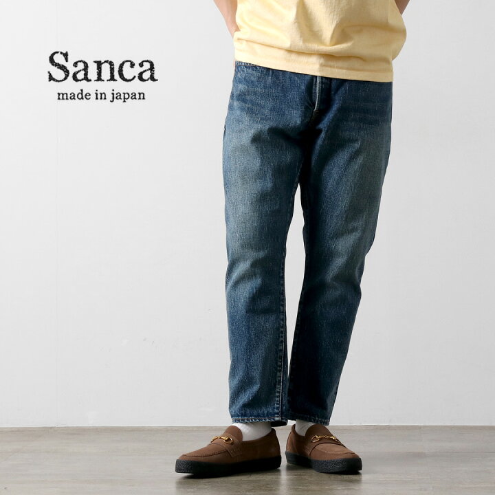 楽天市場】SANCA（サンカ） 15.5オンス デニムテーパード ユーズド 5P 