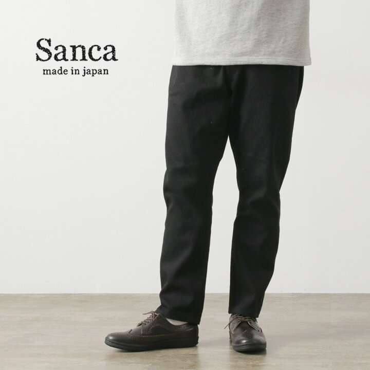 楽天市場】SANCA（サンカ） ブラック デニムテーパード 5Pパンツ 