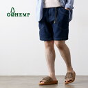GOHEMP（ゴーヘンプ） トラベラーイージーショーツ / ショートパンツ ハーフパンツ イージーパンツ デニム 吸湿 速乾 総ゴム ウエストゴム メンズ Travelor Easy Shorts