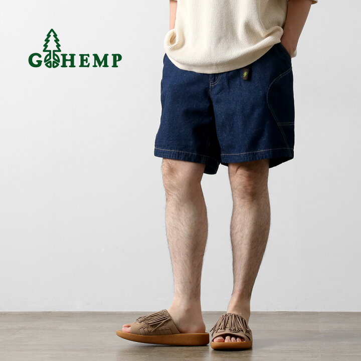 デニムショーツ go hemp デニム 12oz HEMP DENIM SHORTS series - ゴーヘンプ