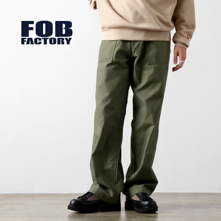楽天市場】FOB FACTORY（FOBファクトリー） F0540 ベイカーパンツ 