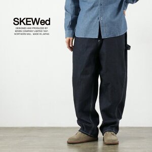 SKEWED�i�X�L���[�j �y�C���^�[�p���c / �����Y �W�[���Y �W�[�p�� �f�j�� ���C�h 11W PAINTER PANTS (LE)