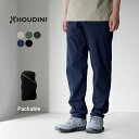 HOUDINI（フディーニ/フーディニ） メンズ ワディパンツ / イージーパンツ テーパードパンツ レギュラーフィット パッカブル 伸縮性 透湿 速乾 ドライ アウトドア ガゼットクロッチ 薄手 260724 Ms Wadi Pants