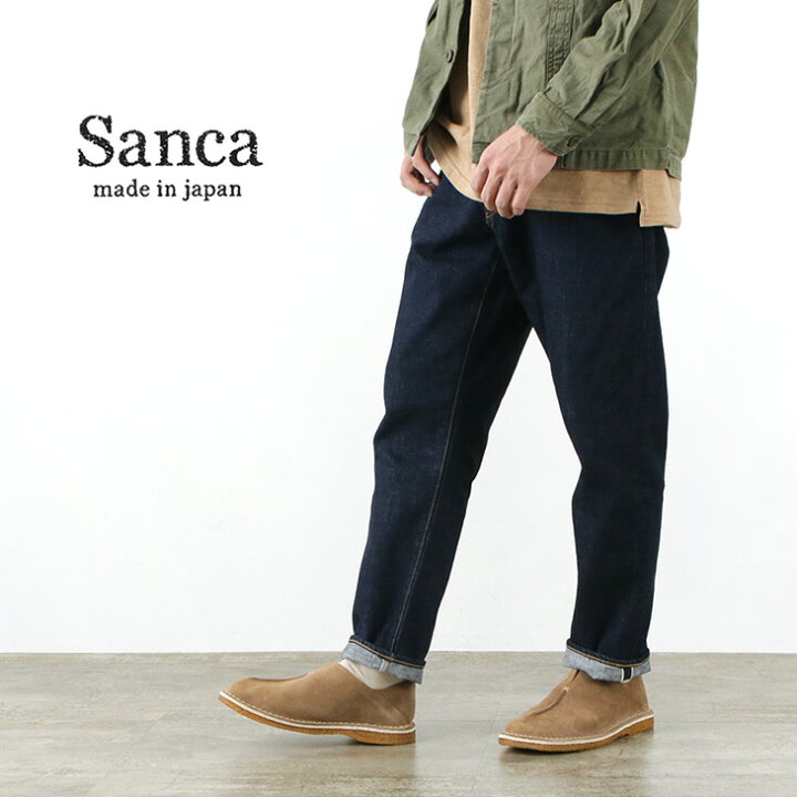 楽天市場】SANCA（サンカ） 15.5オンス デニム テーパード 5Pパンツ 
