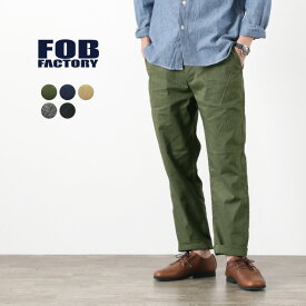 FOB FACTORY（FOBファクトリー） F0488 イージーパンツ / ウエストゴム SOLOTEX ソロテックス / リネン / ストレッチ / メンズ / 日本製 / EASY PANTS