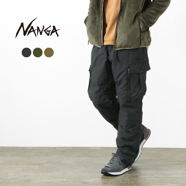 NANGA（ナンガ） タキビ ダウンパンツ メンズ / TAKIBI（タキビ）生地 / 難燃 / 撥水 / メンズ 日本製 / TAKIBI DOWN  PANTS (MEN) | ＲＯＣＯＣＯ attractive clothing