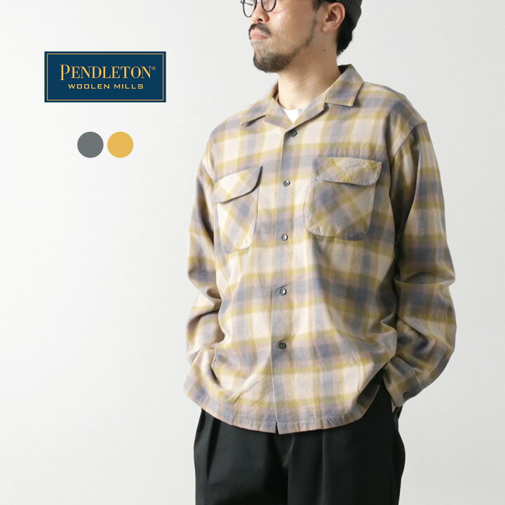 楽天市場】PENDLETON（ペンドルトン） オープンカラー シャツ / メンズ 
