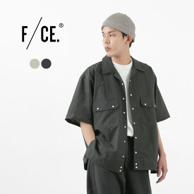 F/CE（エフシーイー） ベンチレイティング キューバシャツ / メンズ トップス 半袖 無地 撥水 防シワ ストレッチ VENTAILATING CUBAN SHIRT