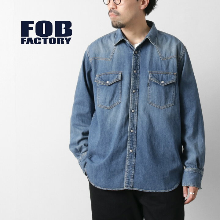 楽天市場】FOB FACTORY（FOBファクトリー） F3506 デニム ウエスタン 