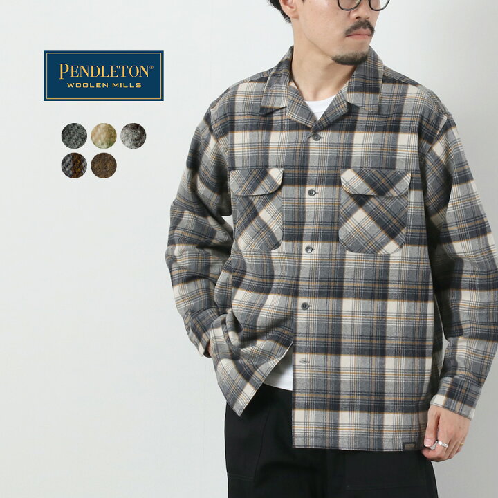 楽天市場】PENDLETON（ペンドルトン） オープンカラーシャツ 