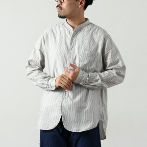 y10OFFN[|ΏہzFOB FACTORYiF.O.Bt@Ng[j F3511 ohJ[Vc /  X^hJ[ XgCv gbvX Y Vc { BAND COLLAR SHIRT