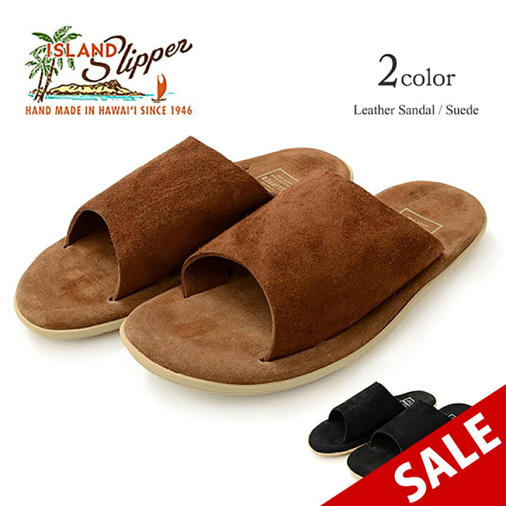 楽天市場 Island Slipper アイランドスリッパ レザー サンダル スエード シャワーサンダル オープントゥ メンズ ｒｏｃｏｃｏ Attractive Clothing