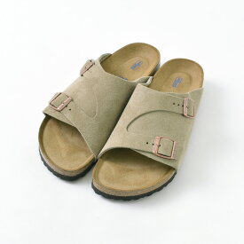 BIRKENSTOCK（ビルケンシュトック） チューリッヒ スウェード / サンダル / メンズ コンフォート / ダブルバックル / ナローフィット / 天然皮革 / 1009531 / ZURICH SFB