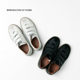 REPRODUCTION OF FOUND（リプロダクション オブ ファウンド） ジャーマン ミリタリー トレーナー ベルクロ / メンズ レディース スニーカー 靴 レザー スエード / soxp