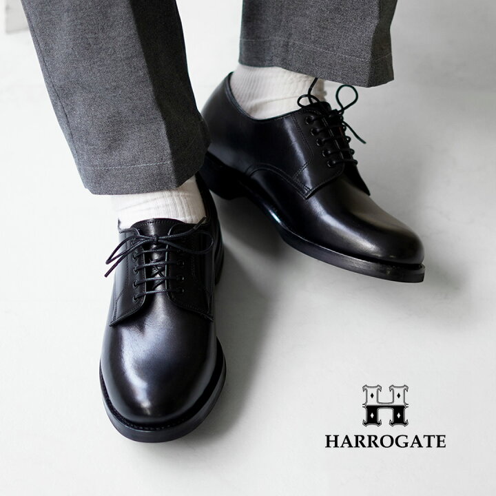 楽天市場】HARROGATE（ハロゲイト） プレーントゥ レザーシューズ 