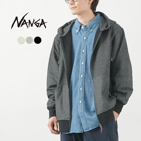 【20％OFF】NANGA（ナンガ） エコハイブリッド フルジップパーカ / トップス フーディー サスティナブル 綿 コットン メンズ ECO HYBRID SWEATSHIRT【セール】