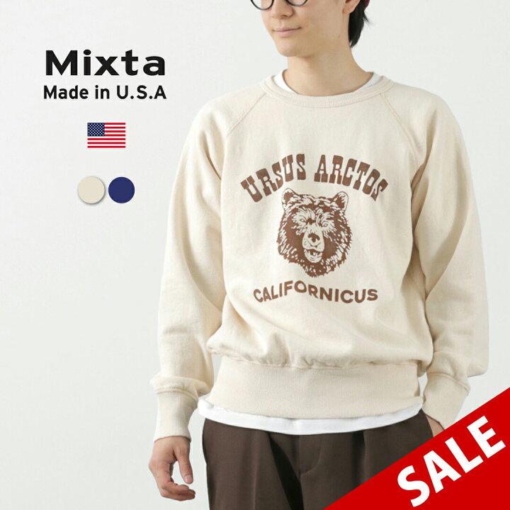楽天市場】MIXTA（ミクスタ） URSUS ARCTOS ラグランスリーブ 