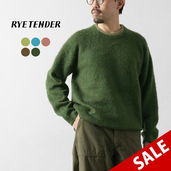 楽天市場】【50％OFF】RYE TENDER（ライテンダー） プラットセーター 