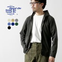 【10％OFFクーポン対象】GOOD ON（グッドオン） ジップTEEパーカー ピグメントダイ / メンズ レディース 長袖 スウェット 無地 アメリカ製生地 USAコットン 日本製 GOLT1303P ZIP TEE PARKER