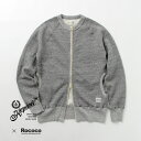 KEPANI（ケパニ） 別注 クルーネック フルジップ スウェット ジャケット / メンズ レディース スウェットカーディガン 綿 長袖 裏起毛 日本製