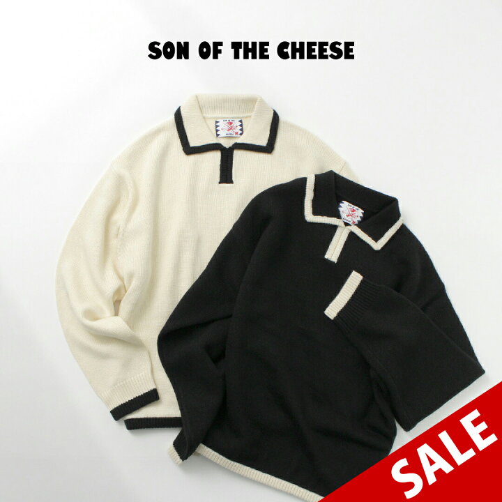 楽天市場】SON OF THE CHEESE（サノバチーズ） ライン ポロニット 