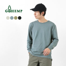 GOHEMP（ゴーヘンプ） サンブレンドウォーマー ベーシック ロングスリーブ Tシャツ メンズ トップス 長袖 無地 リブ 暖かい インナー ヘンプ 綿 ウール SUN BLEND WARMER BASIC L/SL TEE