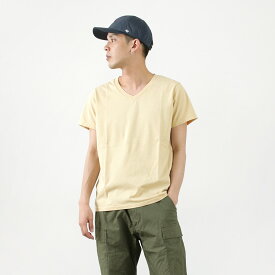 【30％OFF】REMI RELIEF（レミレリーフ） 別注 LW加工 Vネック Tシャツ / メンズ トップス 半袖 / 無地 / 薄手 / 日本製 / RN22309299RC / pickt【セール】