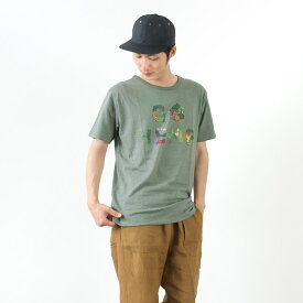 【30％OFF】GOHEMP（ゴーヘンプ） ベジ＆ハーブ ロゴ ベーシック ショートスリーブ Tシャツ / メンズ / 半袖 / プリントTシャツ / クルーネック / ヘンプ コットン / GHC4200GH6【セール】