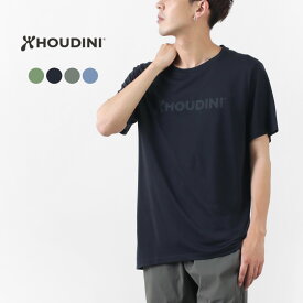 【期間限定30％OFF】HOUDINI（フディーニ/フーディニ） ツリーTEE ドローイング ロゴ / ウッドパルプ Tシャツ / メンズ レディース / ユニセックス / スポーツウェア / アウトドア / 速乾 / 限定モデル / 1000040 / Ms Tree Tee Drawing Logo / pl3