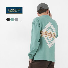 PENDLETON（ペンドルトン） バックプリント ロングスリーブTシャツ / メンズ トップス ロンT 長袖 綿 コットン BACK PRINT LONG SLEEVE TEE