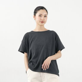 GOHEMP（ゴーヘンプ） ワイド ポケット Tシャツ / メンズ レディース ユニセックス トップス 半袖 無地 WIDE PK TEE