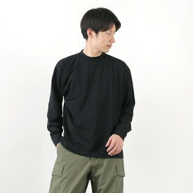 【30％OFF】GICIPI(ジチピ） BACCALA バッカラー クルーネック リラックスフィット ロングスリーブT / メンズ Tシャツ ロンT 長袖 無地 イタリア製 C/Neck Relaxfit L/S TEE【セール】