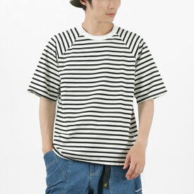 【期間限定30％OFF】HAVE A GOOD DAY（ハブアグッドデイ） ボーダー ルーズショートスリーブTシャツ / カットソー 半袖 綿 コットン メンズ レディース 日本製 BORDER LOOSE S/S TEE / pl3