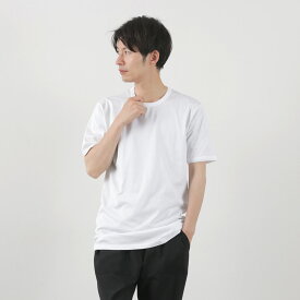 GICIPI（ジチピ） アンノーネ クルーネック ベーシックTシャツ / 半袖 無地 綿 イタリア製 メンズ ANNONE Basic TEE