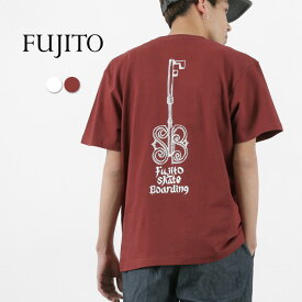 【20％OFF】FUJITO（フジト） ショートスリーブ Tシャツ unleash / メンズ カットソー 半袖 プリント グラフィック コットン / pickt【セール】