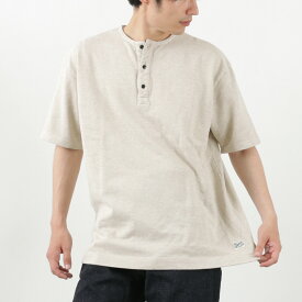 【期間限定20％OFF】KEPANI（ケパニ） カノコ ヘンリーネックTシャツ / メンズ 半袖 日本製 / es1