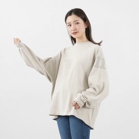 【30％OFF】REMI RELIEF（レミレリーフ） 天竺フットボールロンT / 長袖 メンズ レディース ビンテージ バックプリント 大きめ オーバーサイズ 日本製【セール】