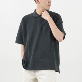 【期間限定20％OFF】REMI RELIEF（レミレリーフ） 16/-ラフィー鹿の子T / メンズ ポロシャツ 半袖 Tシャツ 襟付き カットソー 綿 日本製 / pl2