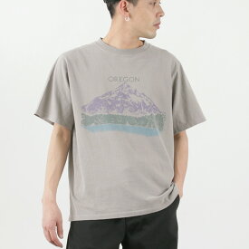 【30％OFF】REMI RELIEF（レミレリーフ） HARD SP加工 20/-天竺レギュラーT（OREGON） / カットソー Tシャツ メンズ レディース 半袖 プリント グラフィック 日本製【セール】